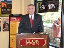 Brian Stark Barnes & Noble College VP, Stores Brian Stark addresses the crowd.