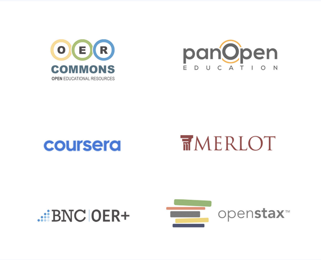 OER Provider Logos